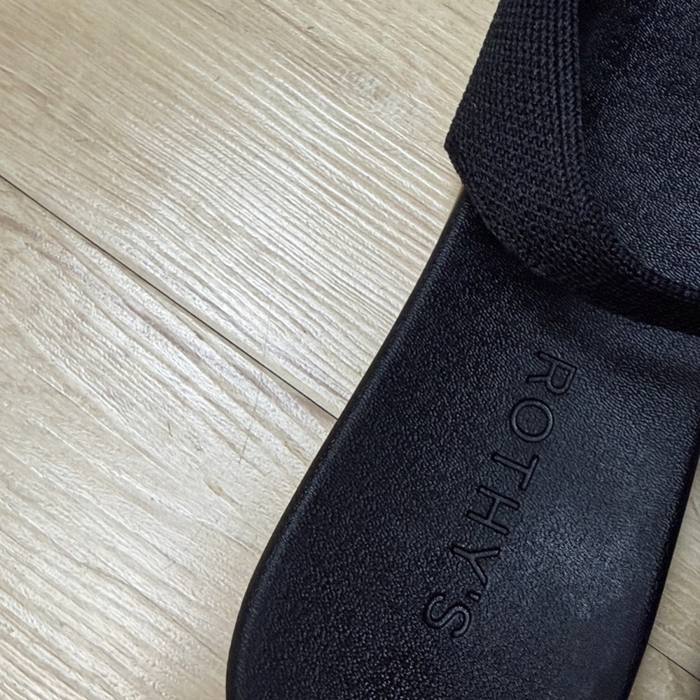 Rothy's The Almond Sling Back Black Size 8 1/2 US - Picture 7 of 9